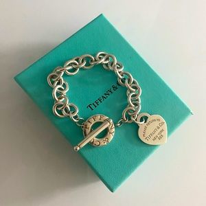 Tiffany Heart Tag Toggle Bracelet